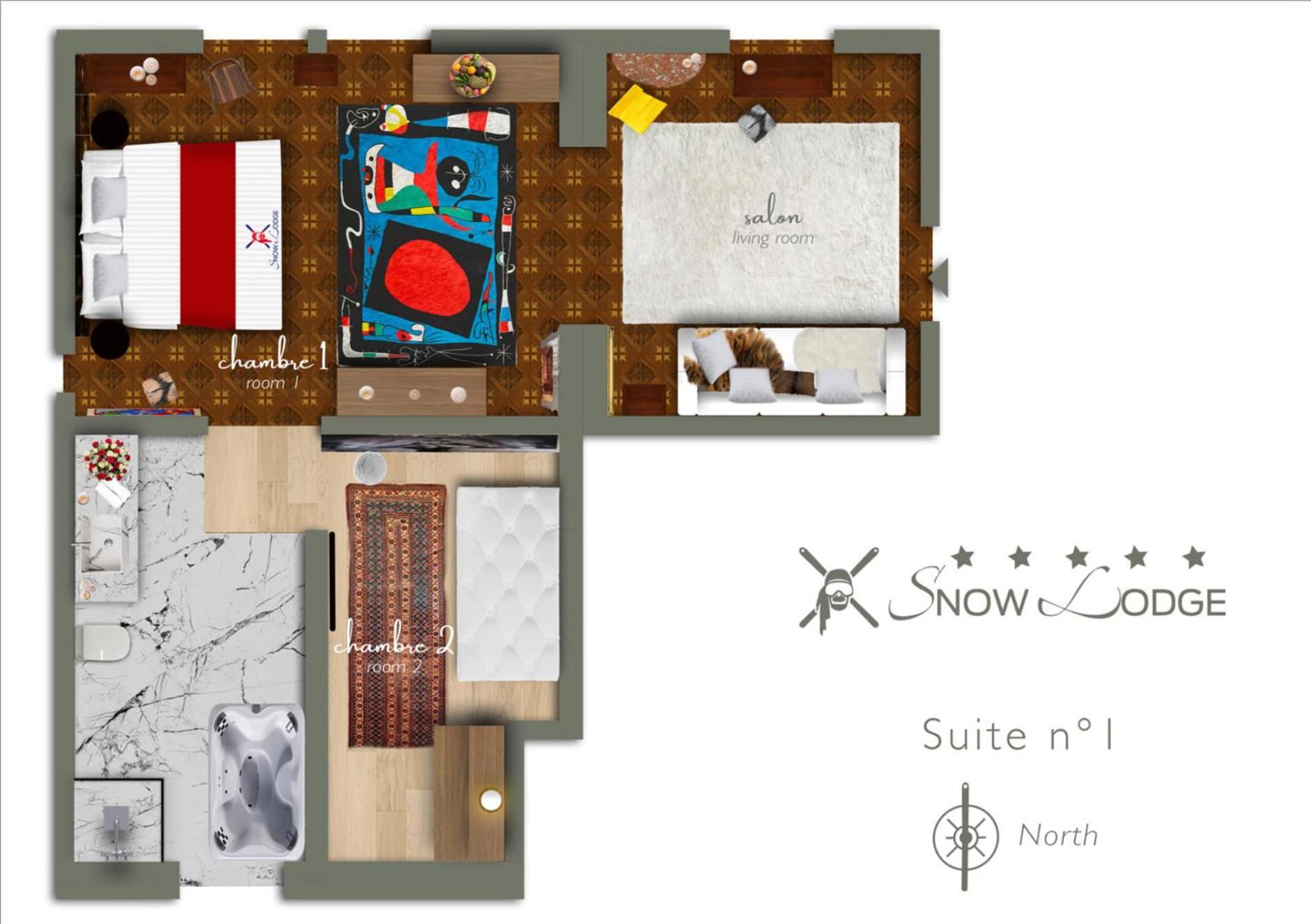 Snow Lodge Hotel Courchevel 1850 Exterior foto