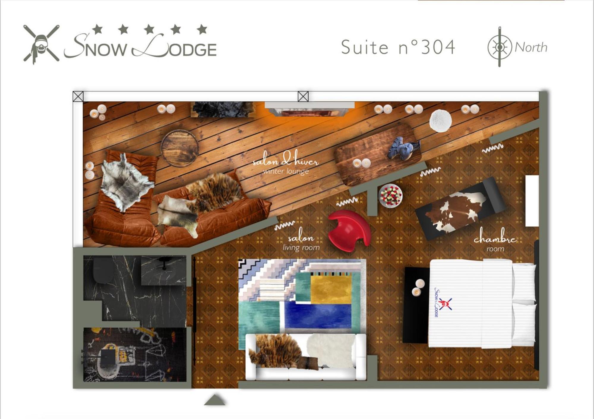 Snow Lodge Hotel Courchevel 1850 Exterior foto